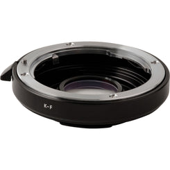 Urth Lens Mount Adapter: Compatible with Pentax K Lens to Nikon F Camera Body (with Optical Glass)