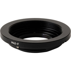 Urth Lens Mount Adapter: Compatible with M42 Lens to Nikon F Camera Body (with Optical Glass)