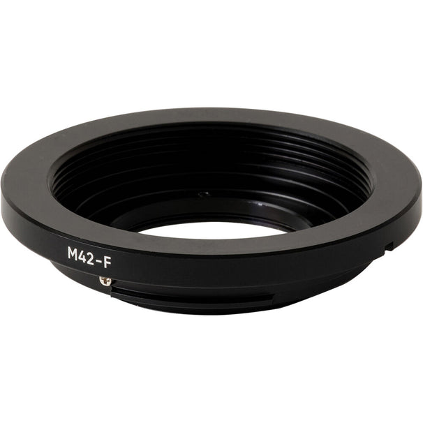 Urth Lens Mount Adapter: Compatible with M42 Lens to Nikon F Camera Body (with Optical Glass)