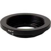 Urth Lens Mount Adapter: Compatible with M42 Lens to Nikon F Camera Body (with Optical Glass)