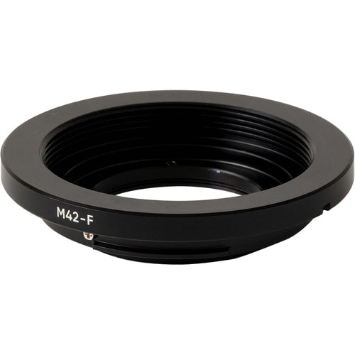 Urth Lens Mount Adapter: Compatible with M42 Lens to Nikon F Camera Body (with Optical Glass)