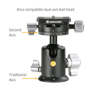 Vanguard VEO 3+ 263CB Carbon Fibre Pro Tripod / Monopod with BH-160S Ball Head