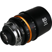 Laowa Nanomorph 80mm T2.4 1.5X S35 (Amber) - (Cine) Lens