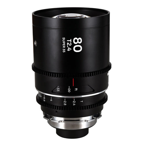 Laowa Nanomorph 80mm T2.4 1.5X S35 (Silver) - (Cine) Lens