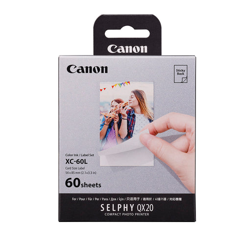 Canon XC-60L Card Size Label For QX20 - 60 Sheets