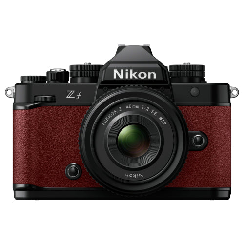 Nikon Z f with Nikkor Z 40mm f/2 SE Lens (Bordeaux Red)