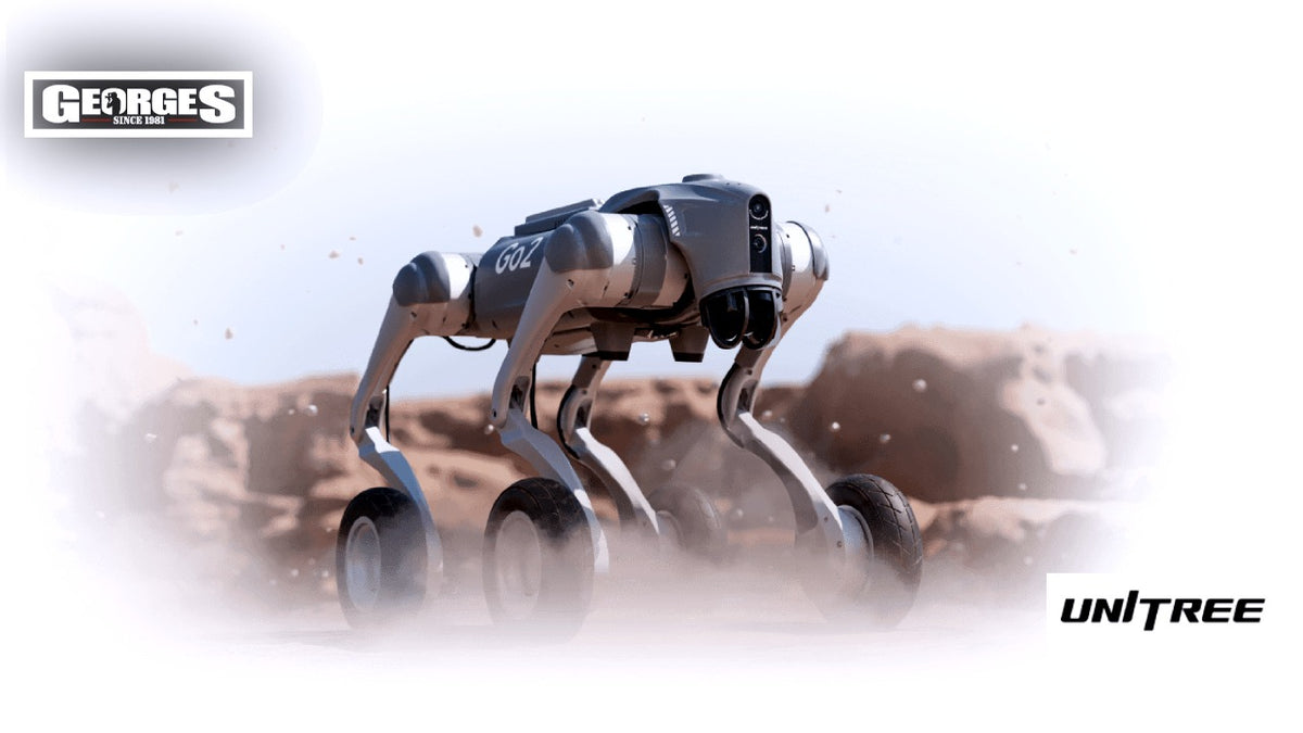 unitree-go2-w-ai-quadruped-robot-dog-with-wheels video