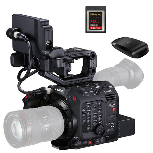 Canon C500MKII body with CFexpress Card & Card Reader