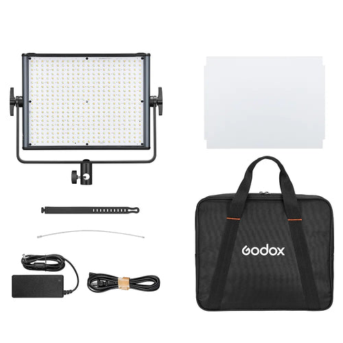 Godox LDX50R 63W RGBWW Panel Light With Barndoor