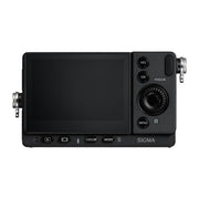 Sigma FP2 Mirrorless Camera with EVF-21 Electronic Viewfinder, rear view with 3.15 inch tilting touchscreen