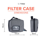 f-stop Welded Filter Case Gargoyle (Grey) / Black Zipper