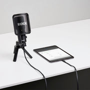 Rode USB + condenser microphone featuring an ultra low noise, high gain Revolution Preamp