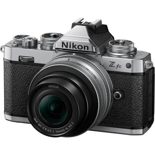 Nikon Z fc Mirrorless Camera with NIKKOR 16-50mm VR SL and 50-250mm VR