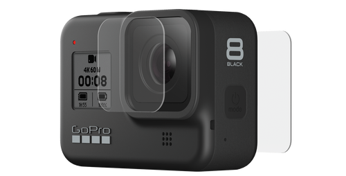 GoPro Tempered Glass Lens + Screen Protectors - HERO8 Black