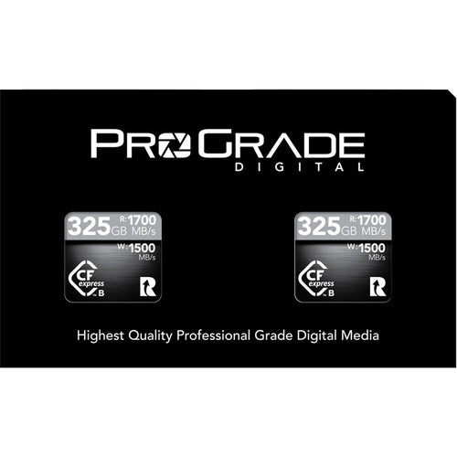 ProGrade Digital 325GB CFexpress 2.0 1700MB/s Cobalt Memory Card Type B 2 Pack