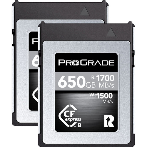 ProGrade Digital 650GB CFexpress 2.0 1700MB/s Cobalt Memory Card Type B 2 Pack