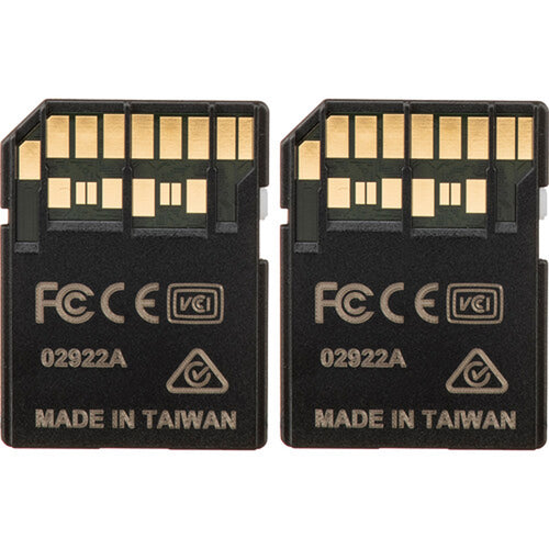 ProGrade Digital 128GB SDXC UHS-II 250MB/s Gold Memory Card 2 Pack - V60
