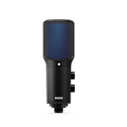 Rode USB + condenser microphone featuring an ultra low noise, high gain Revolution Preamp