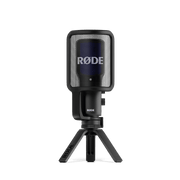 Rode USB + condenser microphone featuring an ultra low noise, high gain Revolution Preamp™