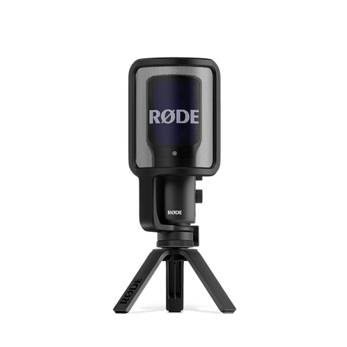 Rode USB + condenser microphone featuring an ultra low noise, high gain Revolution Preamp