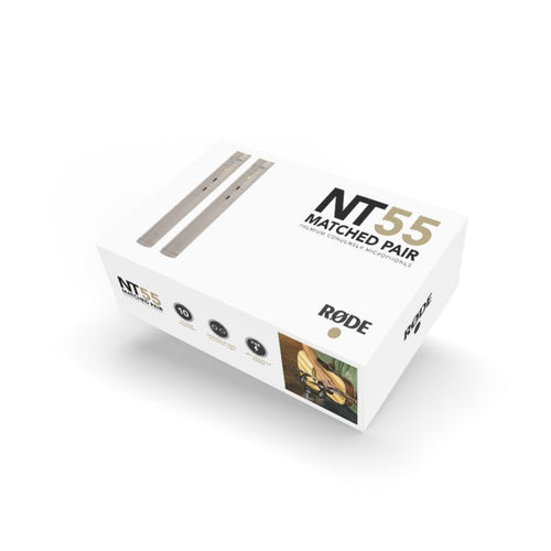 Rode NT55 Compact Condenser Microphone (Matched Pair)