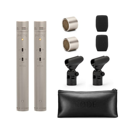 Rode NT55 Compact Condenser Microphone (Matched Pair)