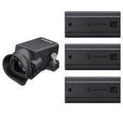 Sony DVF-EL1 OLED Viewfinder and 3x Sony NP-SA100 Battery