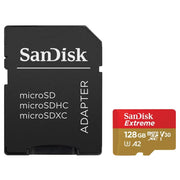 SanDisk Extreme 128GB microSDXC UHS-I 190MB/s Memory Card - V30