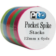 ProTapes Pro Pocket Fluorescent Color Spike Tape Stack (1/2