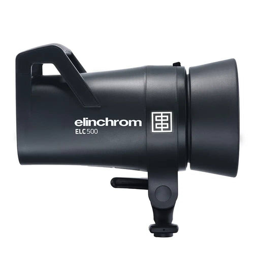ELINCHROM ELC 500/500 FLASH SET + STAND SET & BAG (NO TRANSMITTER INCLUDED)