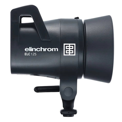 ELINCHROM ELC 125/500 FLASH SET + STAND SET & BAG (NO TRANSMITTER INCLUDED)