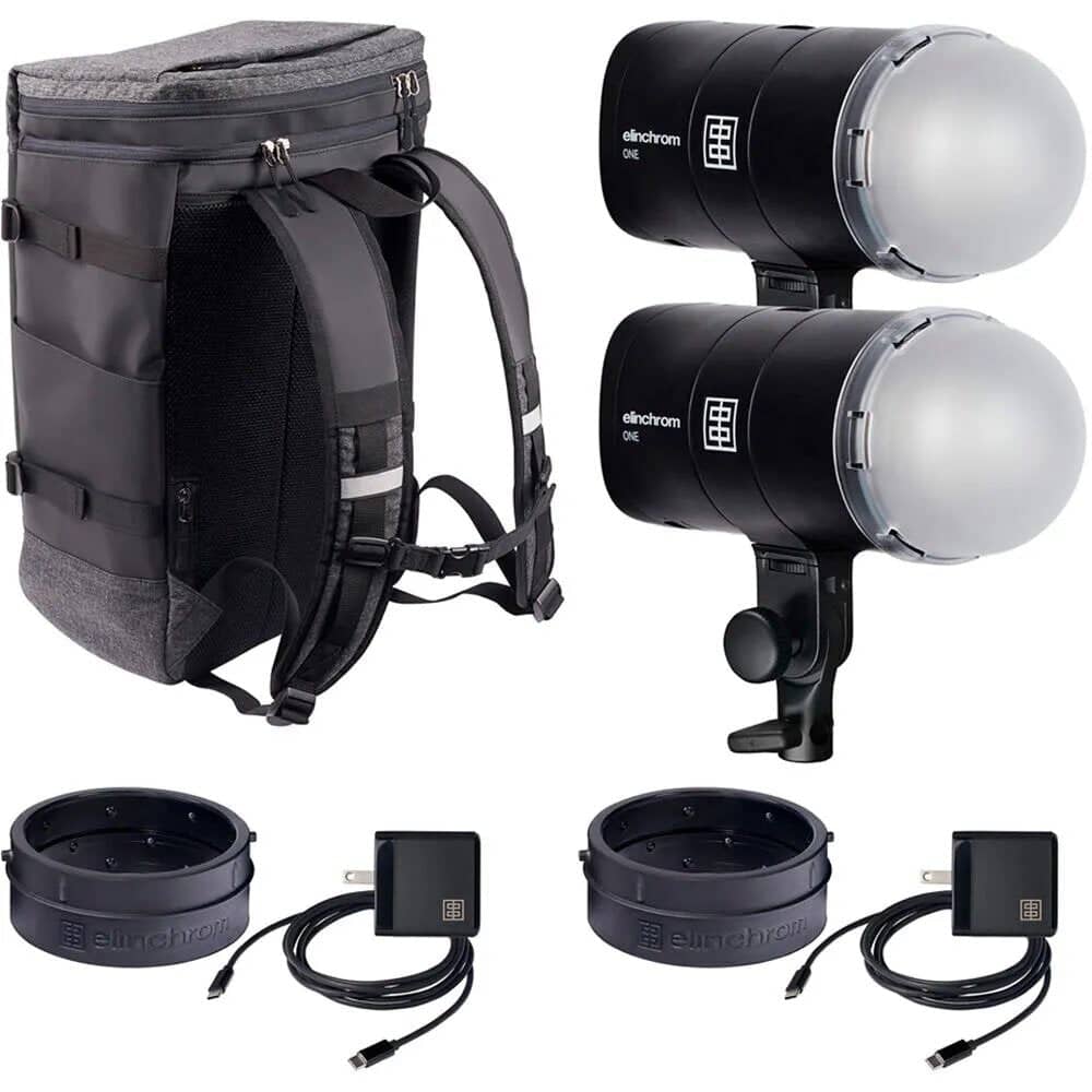 ELINCHROM ONE OFF CAMERA FLASH DUAL KIT – Georges Cameras