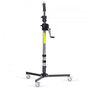 Manfrotto 087NWLB Wind Up Low Base Lighting Stand With Braked Wheels
