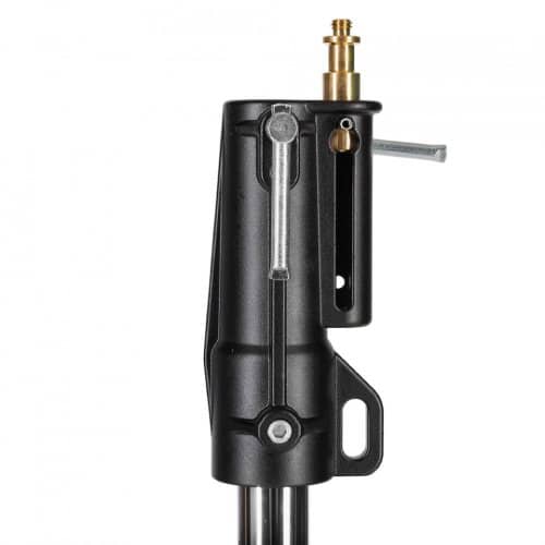Manfrotto 087NWLB Wind Up Low Base Lighting Stand With Braked Wheels