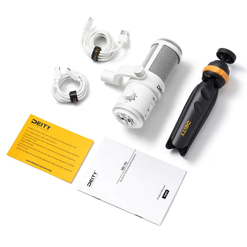 Deity VO-7U USB Microphone Tripod Kit White