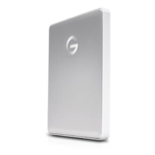 G-Technology G-DRIVE mobile USB-C v2 2TB - Silver