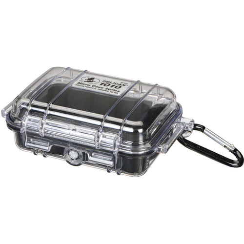 Pelican 1010 Micro Case (Clear Black with Colored Lining)
