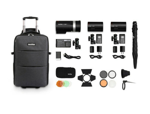 Godox Ad100/300 Kit Inc Umb, Softbox, Acc & Bag