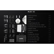Godox Ml30 2 Head Daylight Led Light Kit