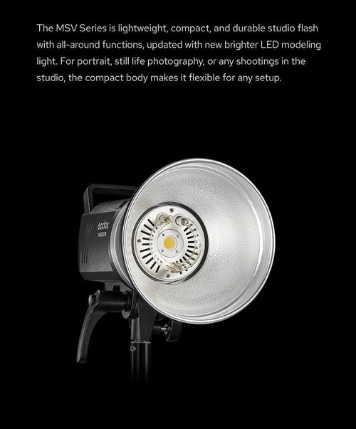 Godox MS 200-V Studio Flash 200ws with LED Modelling