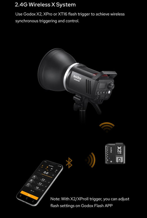 Godox MS 200-V Studio Flash 200ws with LED Modelling