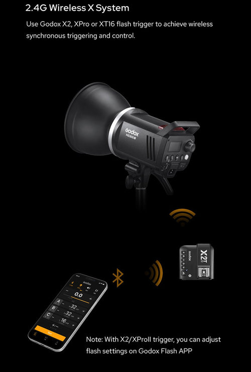 Godox Ms 300 Studio Flash 300Ws With Led Modelling