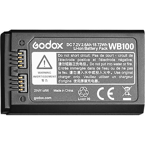 Godox WB100 Lithium Ion Batt For Ad100,V1,V860Iii