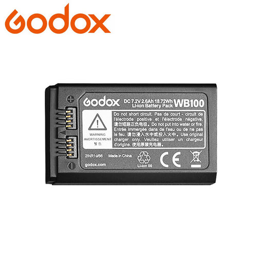 Godox WB100 Lithium Ion Batt For Ad100,V1,V860Iii