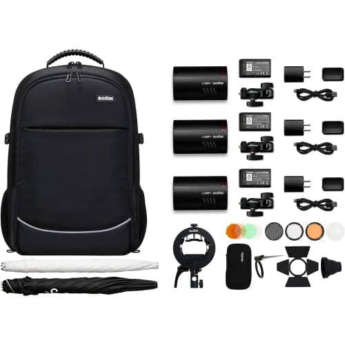 Godox AD100Pro 3 Light Flash Kit Including Bag