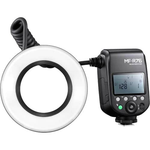 Godox MF-R76 Macro Ring Flash With LI-ION Battery