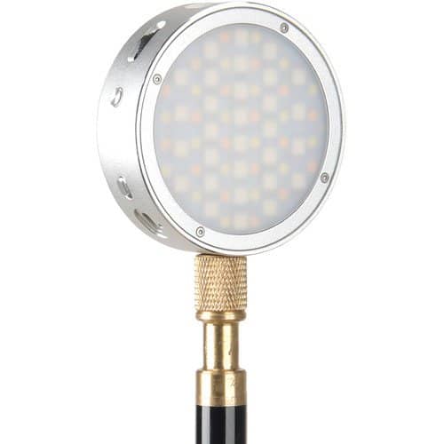 Godox R1 Round Mini RGB LED Magnetic Light (Silver)