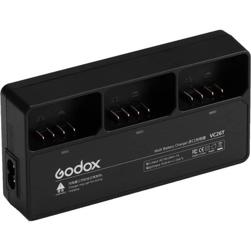 Godox VC26T Multi-Battery Charger for V1