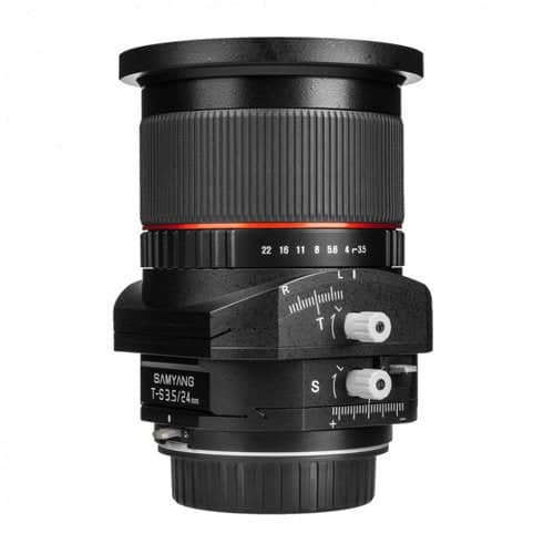 Samyang 24mm f/3.5 Tilt & Shift Lens for Canon