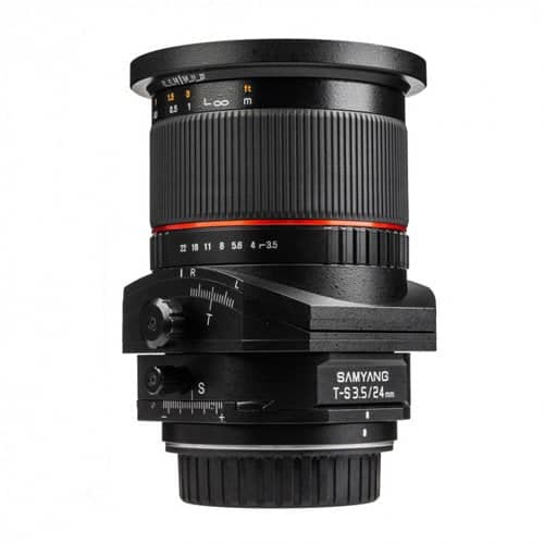 Samyang 24mm f/3.5 Tilt & Shift Lens for Canon